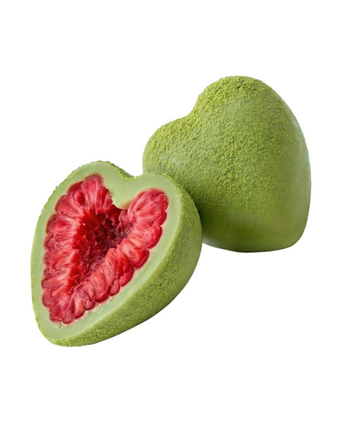 Freeze dried Raspberries Matcha